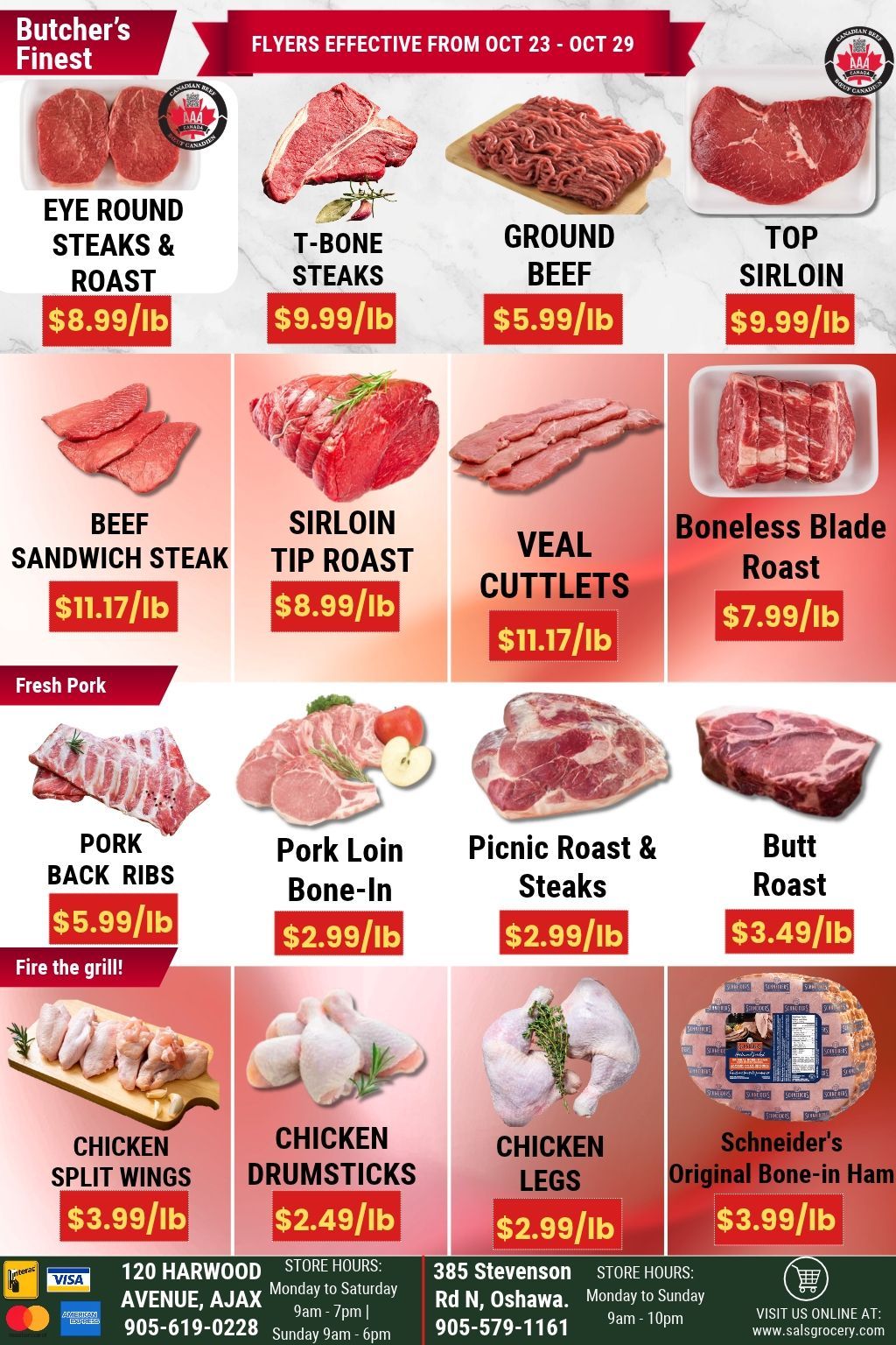 Sal's Grocery Flyer October 23 to 29