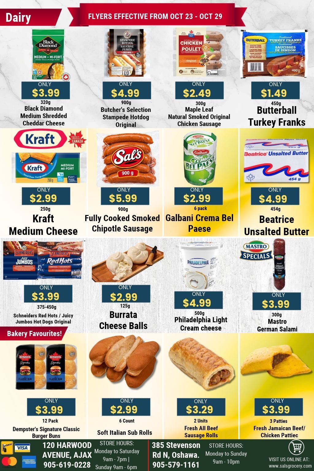Sal's Grocery Flyer October 23 to 29