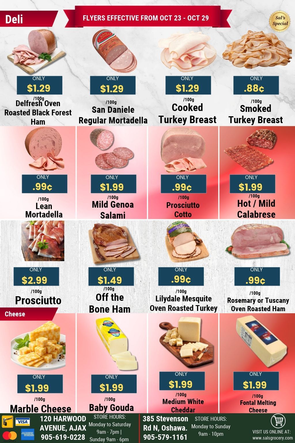 Sal's Grocery Flyer October 23 to 29