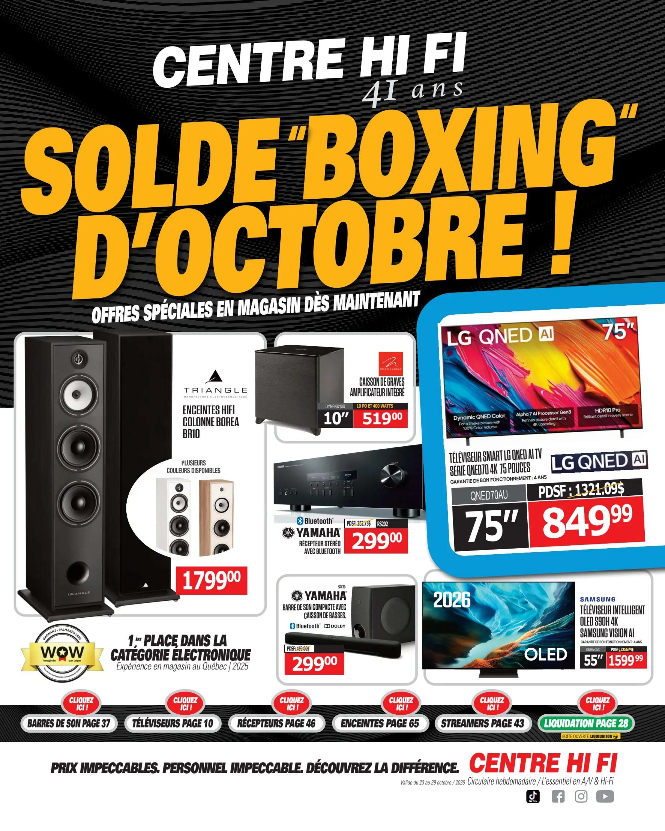 Centre Hi-Fi Flyer October 23 to 29