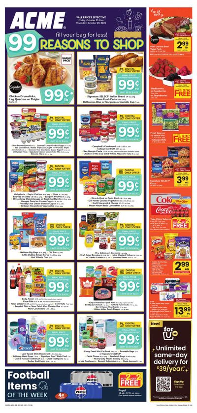 Acme Markets (Stamford Area, CT) Weekly Ad October 23 - 29, 2026