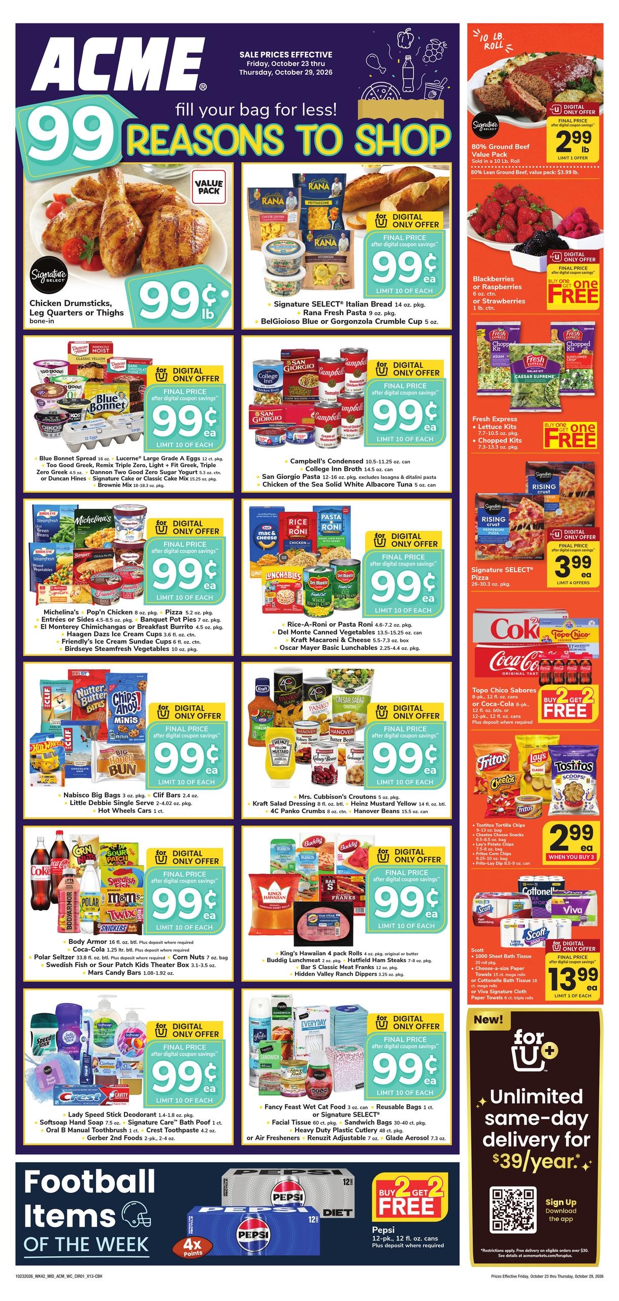 Acme Markets (Stamford Area, CT) Weekly Ad October 23 - 29, 2026