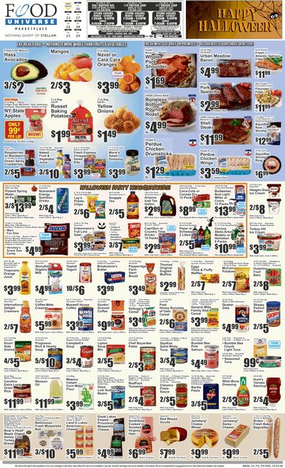 Food Universe 10/23 - 10/29 Preview Weekly Ad October 23 - 29, 2026