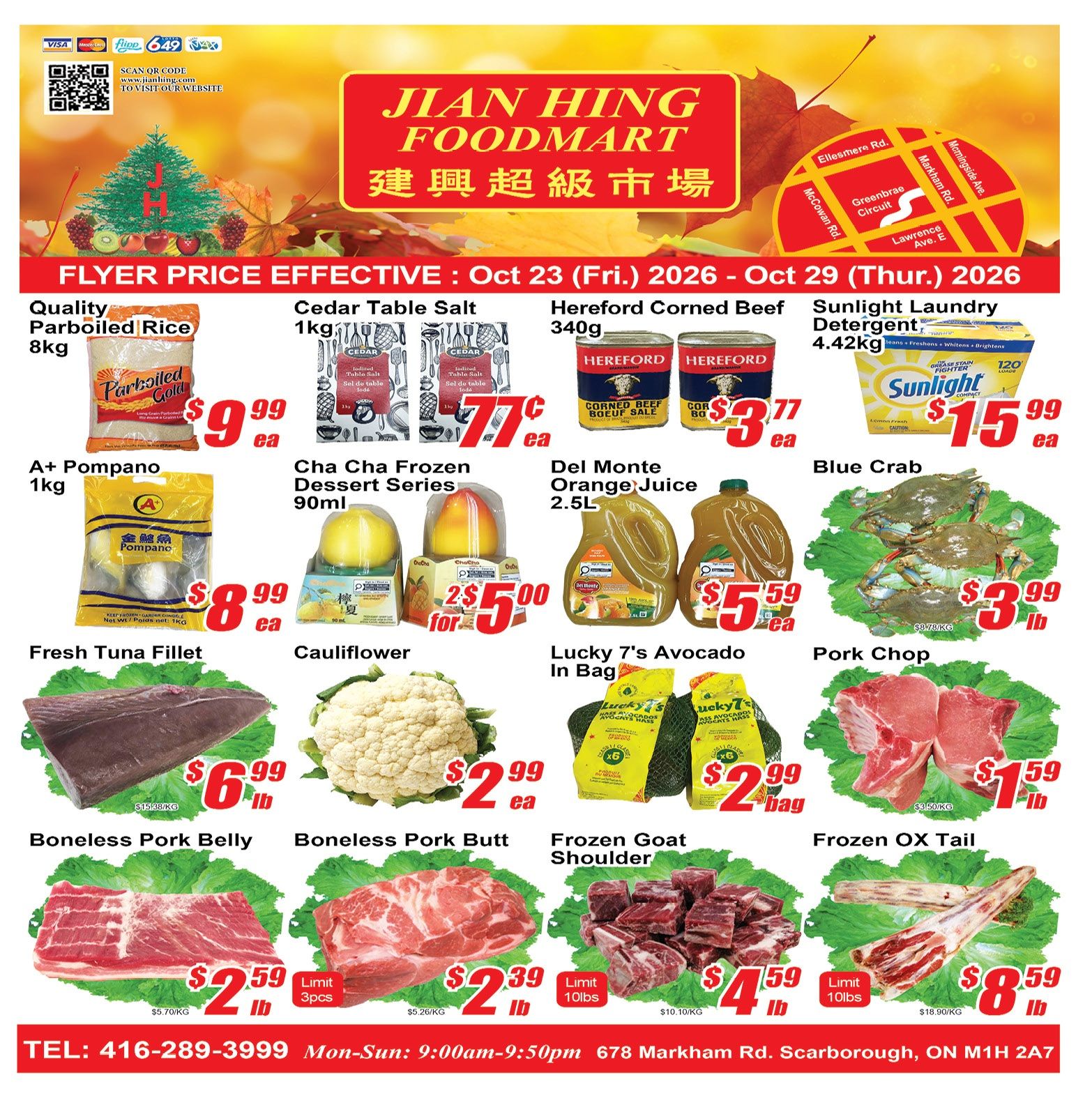 Jian Hing Foodmart (Scarborough) Flyer October 23 to 29
