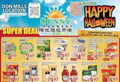 Sunny Foodmart (Don Mills) Flyer October 23 to 29