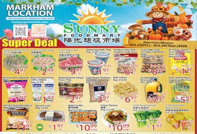 Sunny Foodmart (Markham) Flyer October 23 to 29