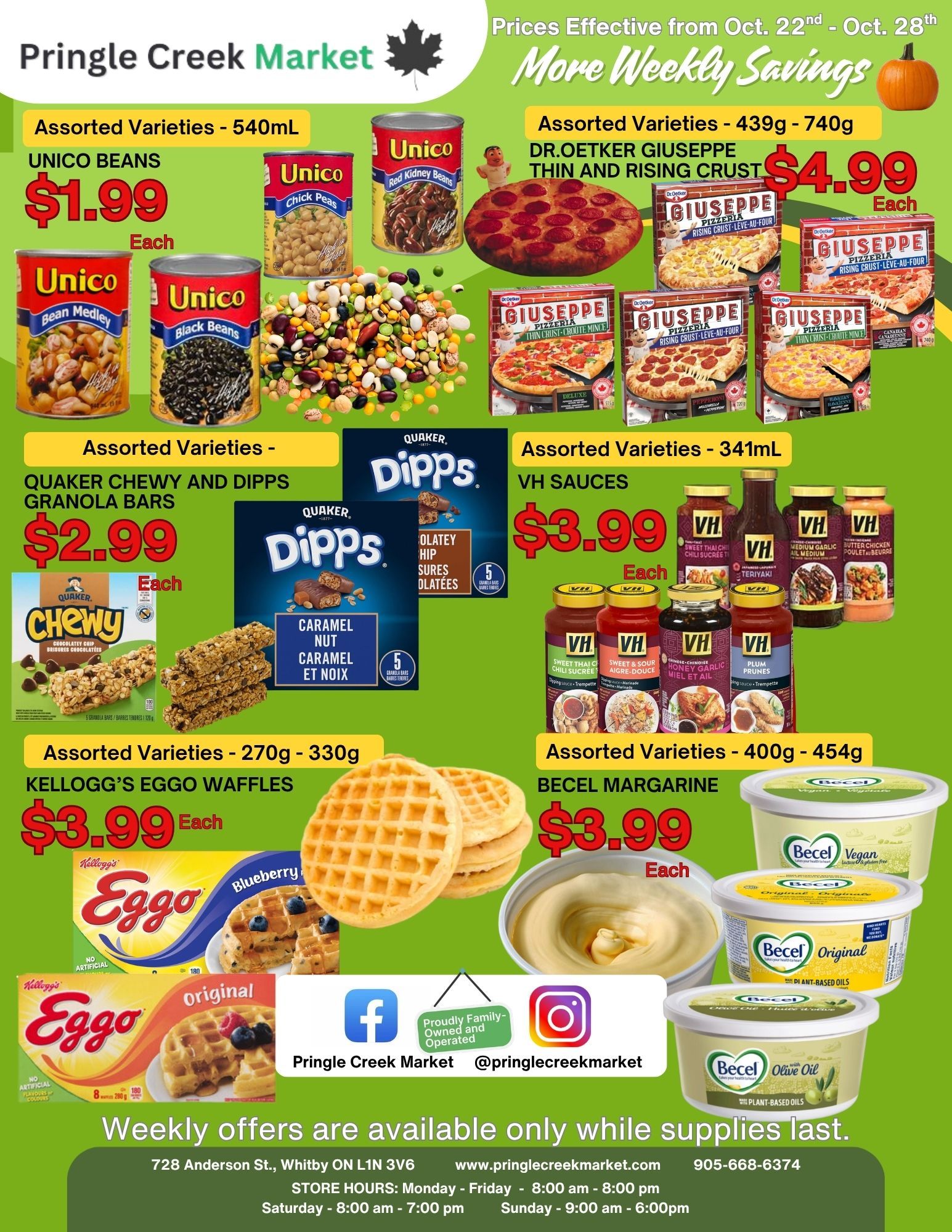 Pringle Creek Market Flyer October 22 to 28
