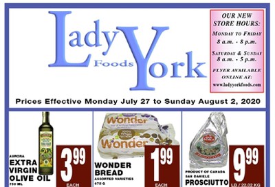 Lady York Foods Flyer July 27 to August 2