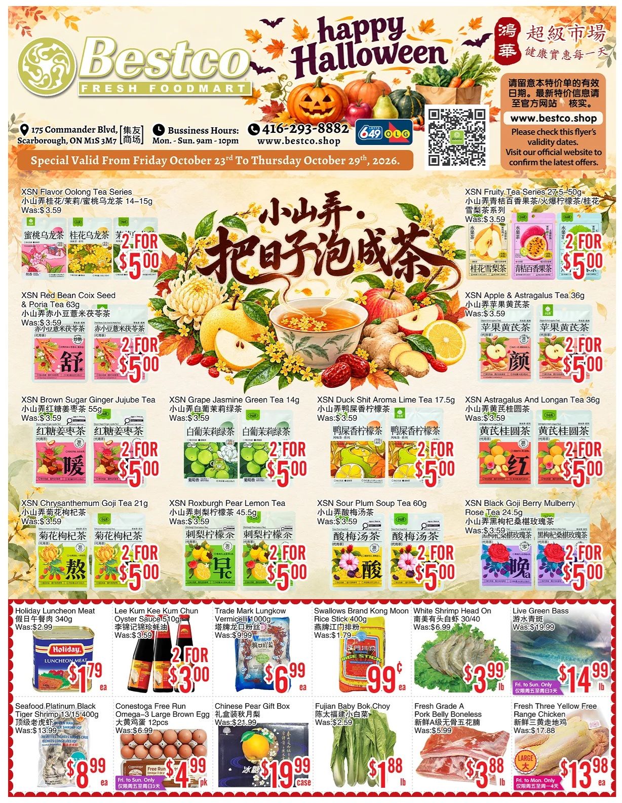 BestCo Food Mart (Scarborough) Flyer October 23 to 29