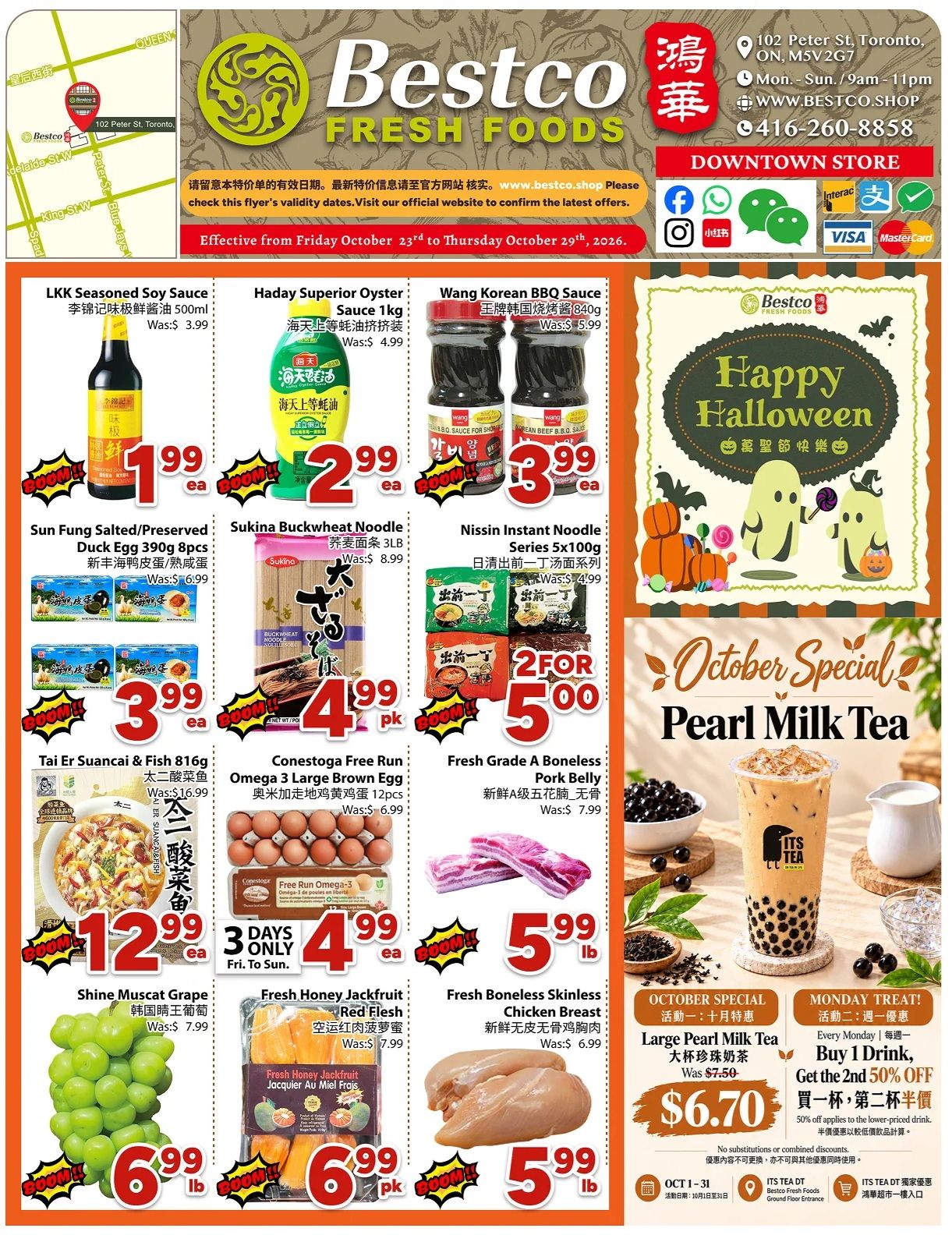 BestCo Food Mart (Downtown Toronto) Flyer October 23 to 29