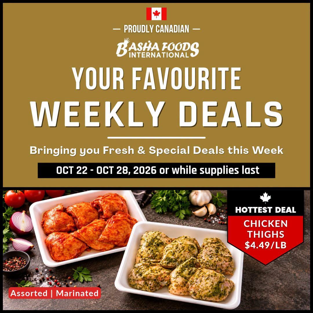 Basha Foods International Flyer October 22 to 28