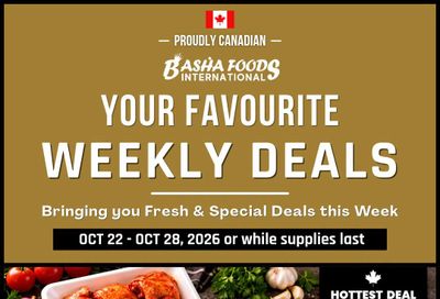 Basha Foods International Flyer October 22 to 28