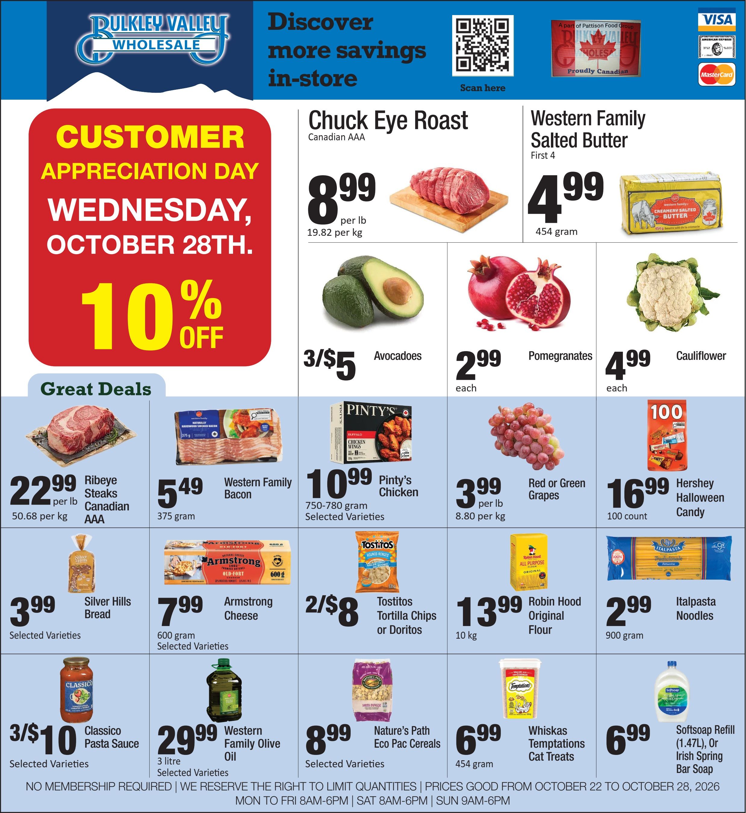 Bulkley Valley Wholesale Flyer October 22 to 28