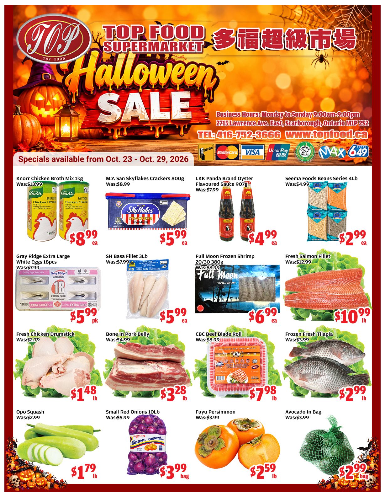 Top Food Supermarket Flyer October 23 to 29