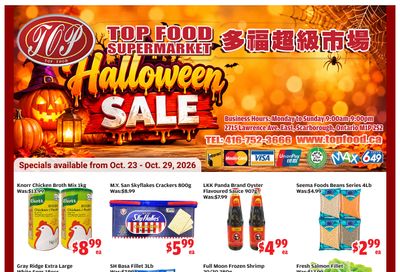 Top Food Supermarket Flyer October 23 to 29