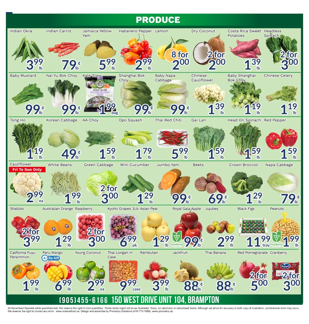 Oceans Fresh Food Market (Brampton) Flyer October 23 to 29