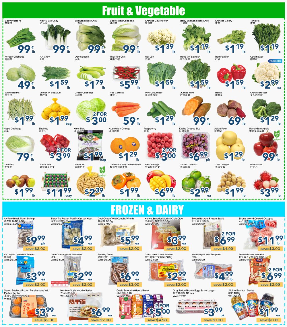 Oceans Fresh Food Market (Mississauga) Flyer October 23 to 29
