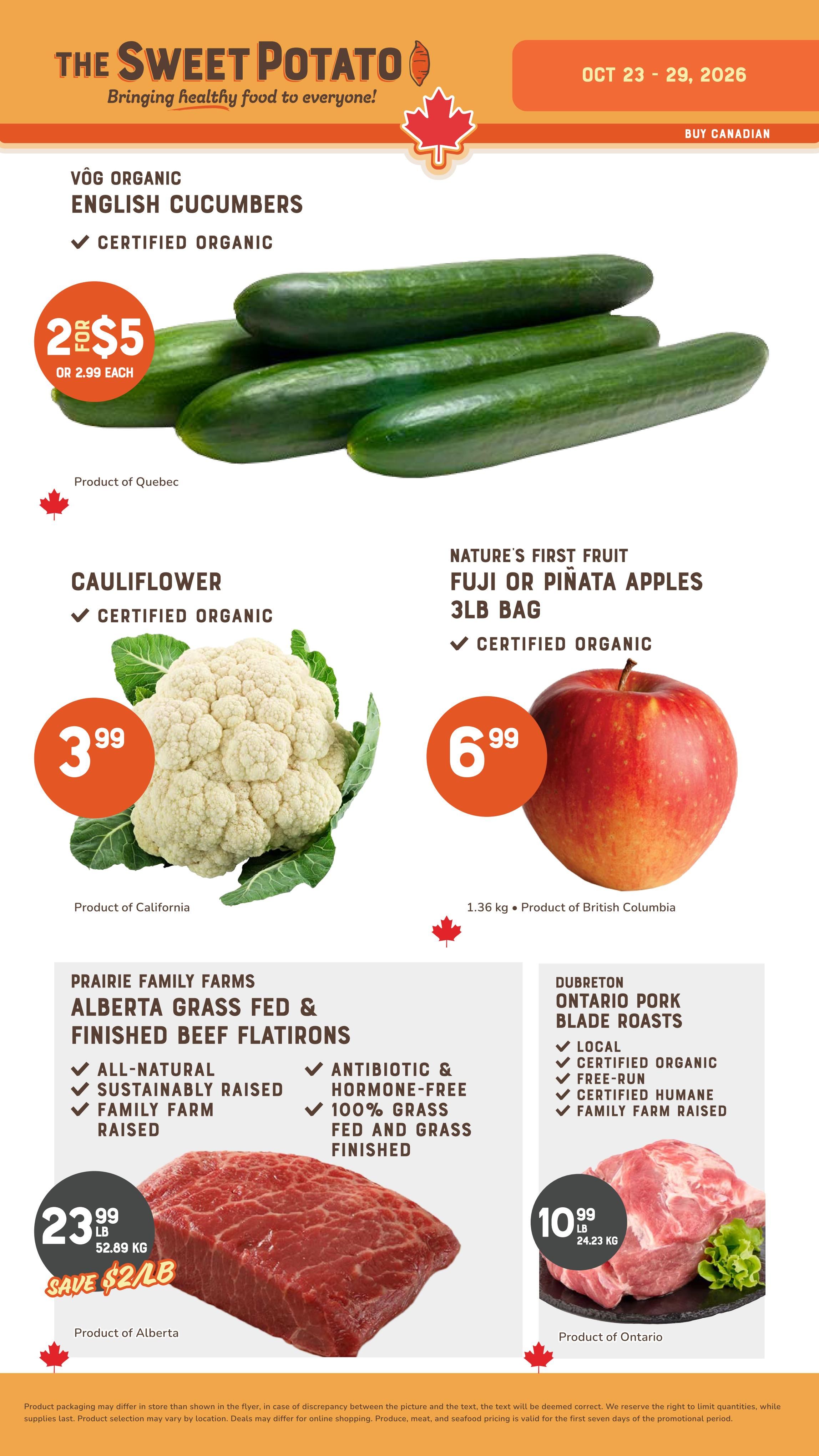 The Sweet Potato Flyer October 23 to 29