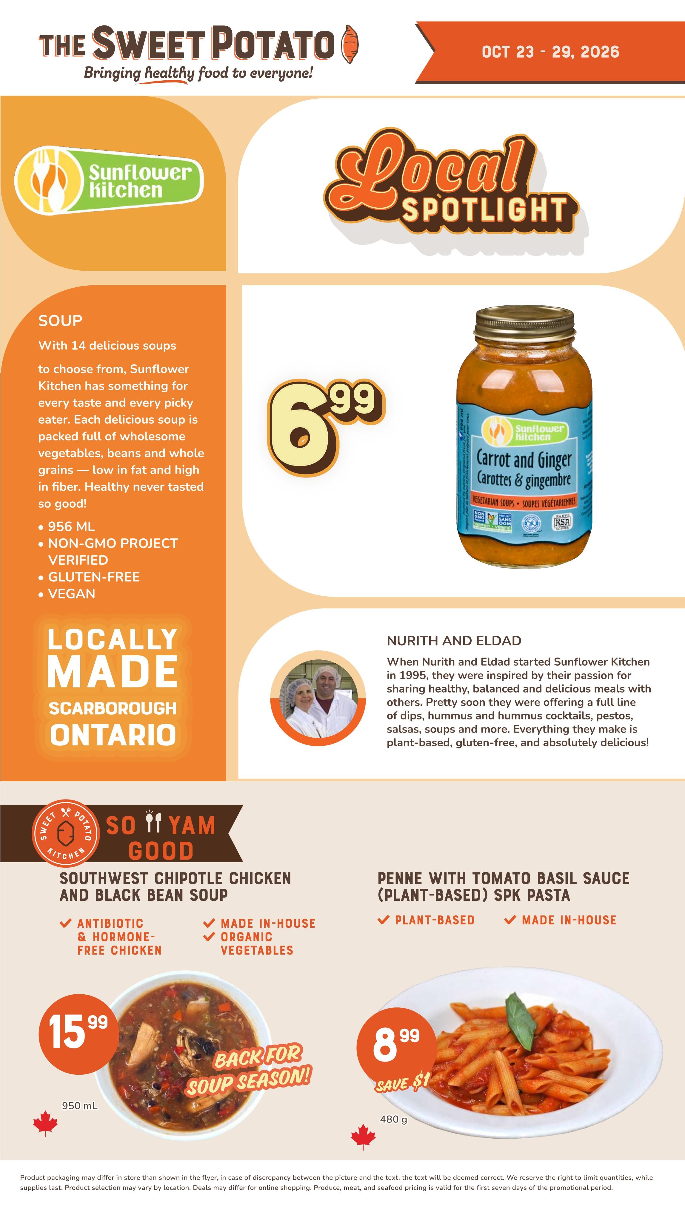 The Sweet Potato Flyer October 23 to 29