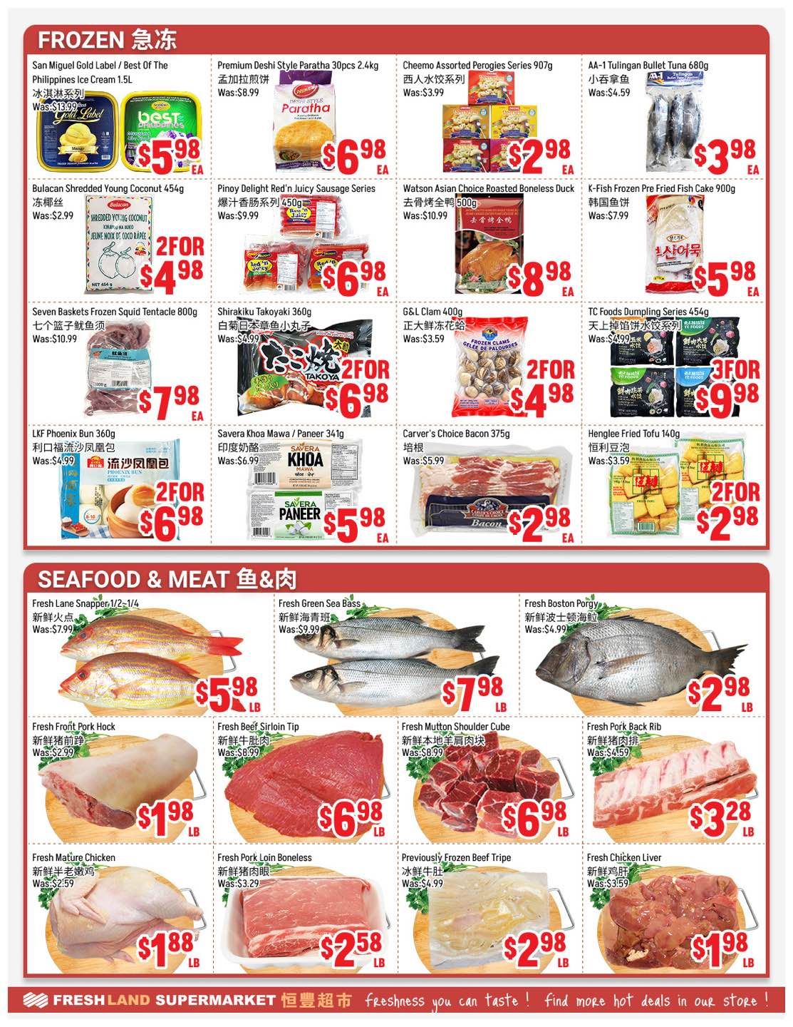 FreshLand Supermarket Flyer October 23 to 29