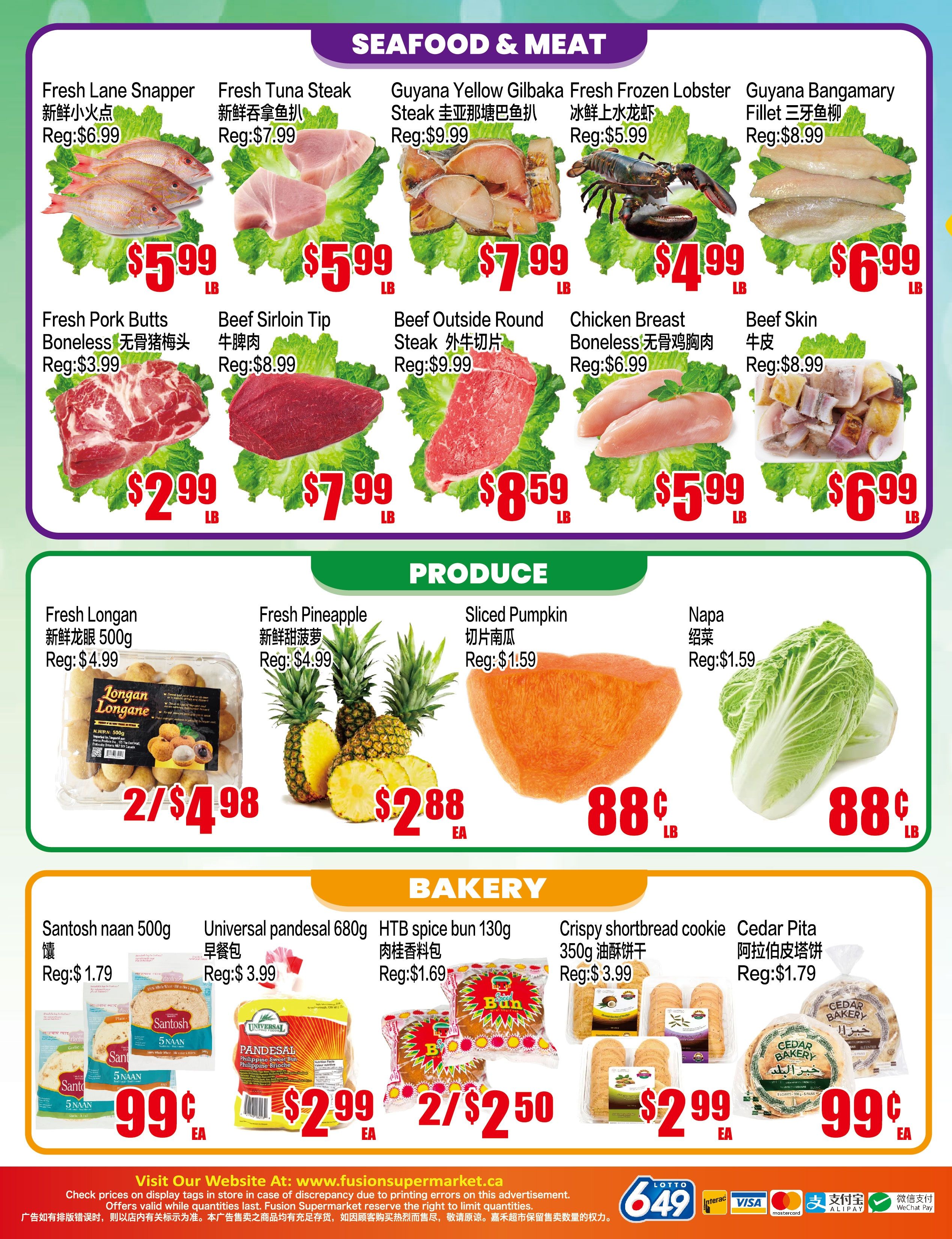 Fusion Supermarket (Scarborough) Flyer October 23 to 29