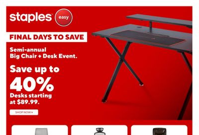 Staples Flyer October 23 to 29