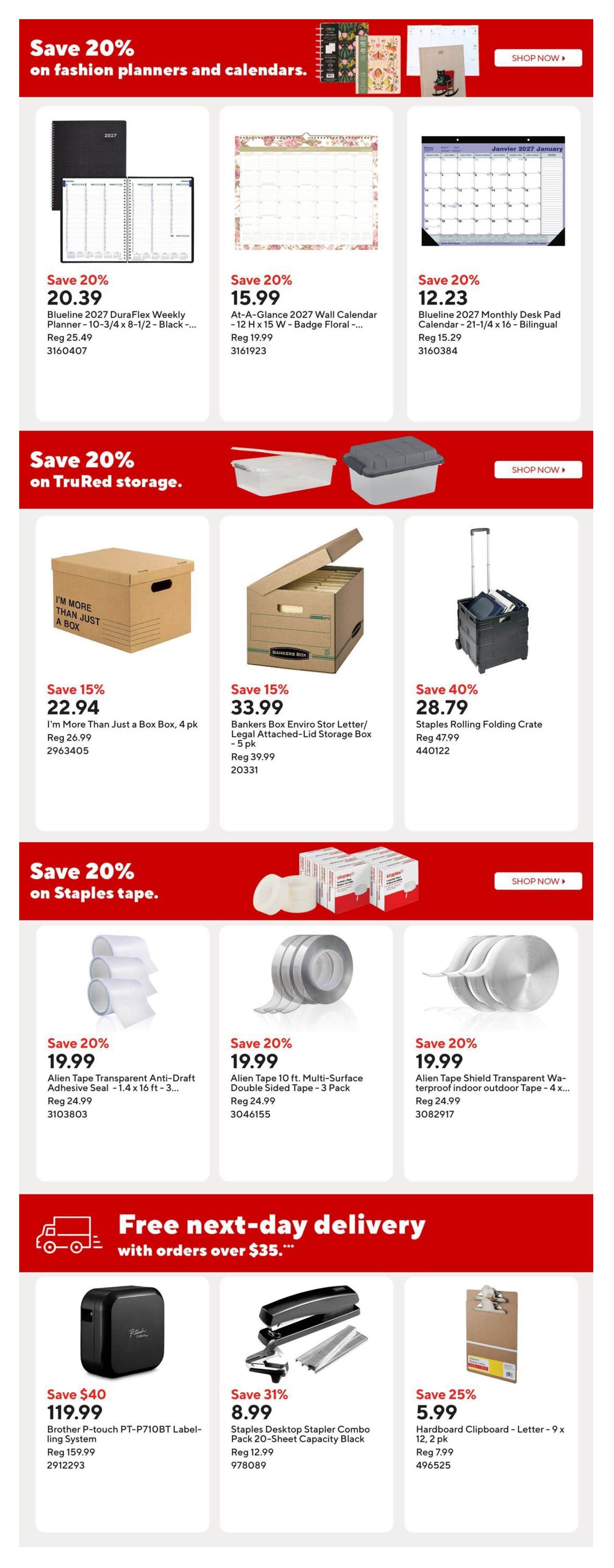 Staples Flyer October 23 to 29