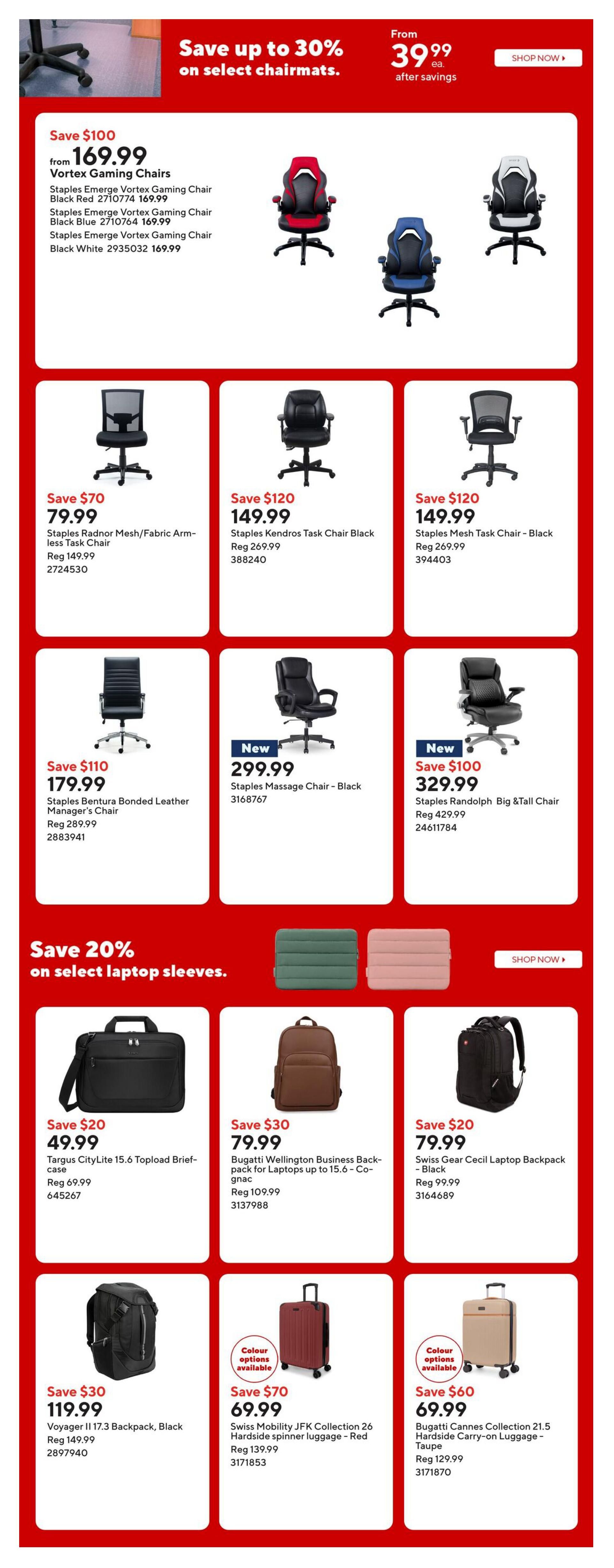 Staples Flyer October 23 to 29