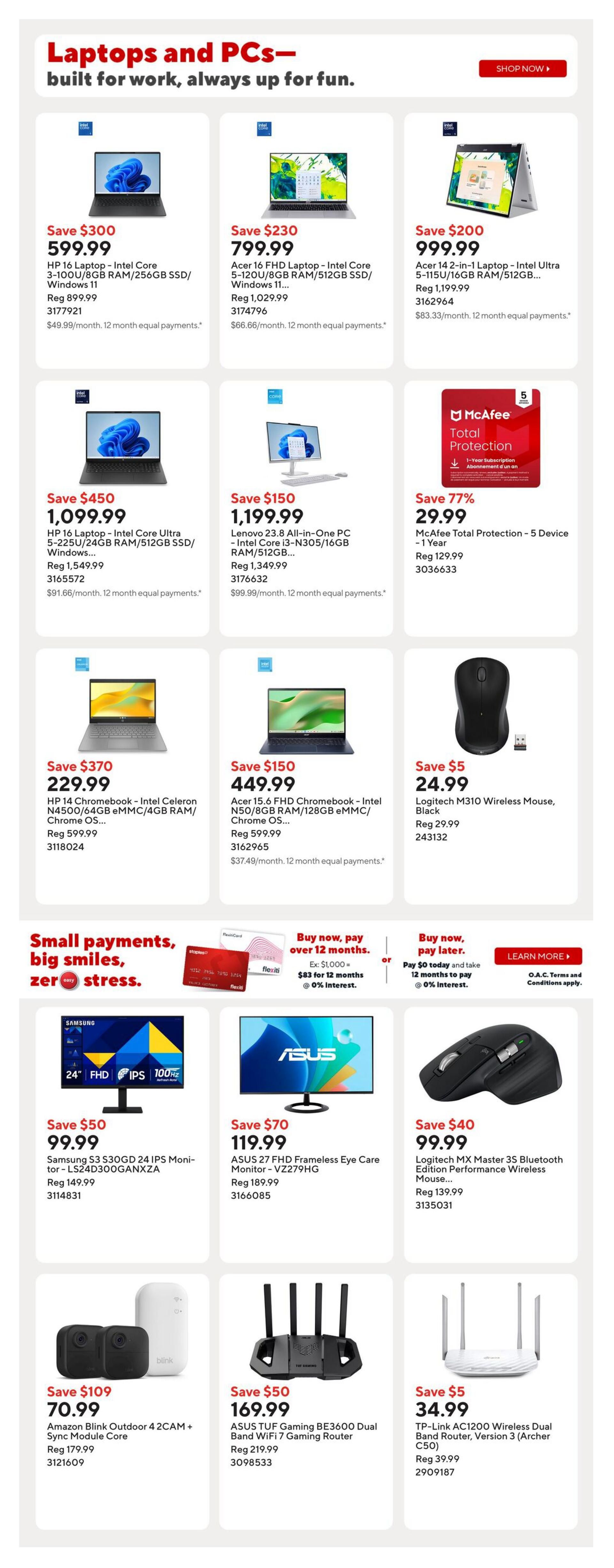 Staples Flyer October 23 to 29