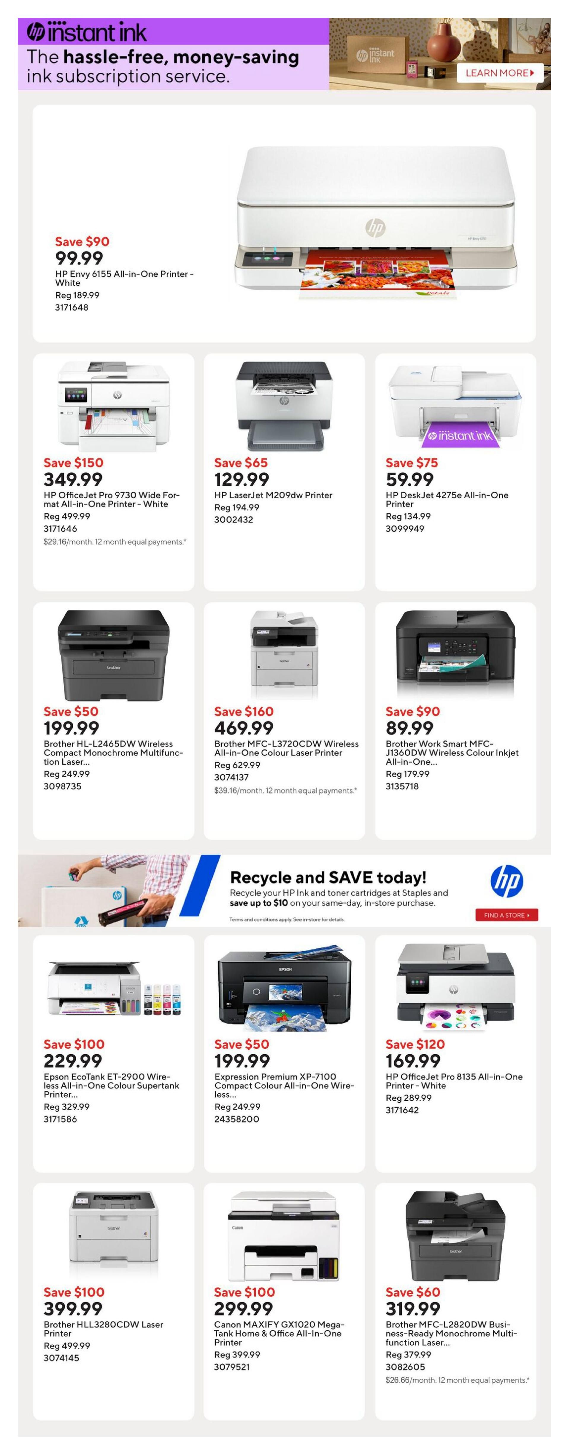 Staples Flyer October 23 to 29