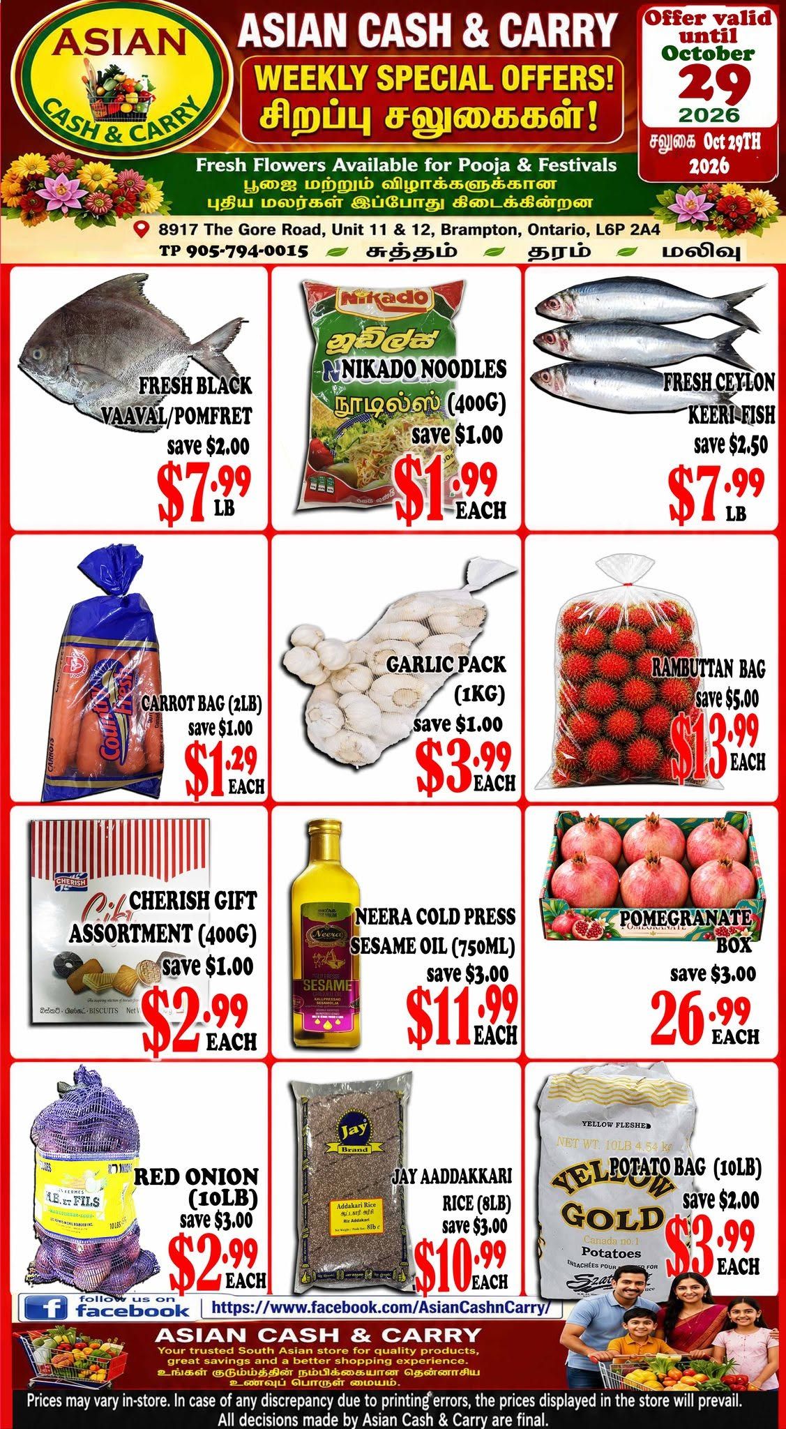 Asian Cash & Carry Flyer October 23 to 29