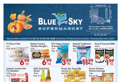 Blue Sky Supermarket (Pickering) Flyer October 23 to 29