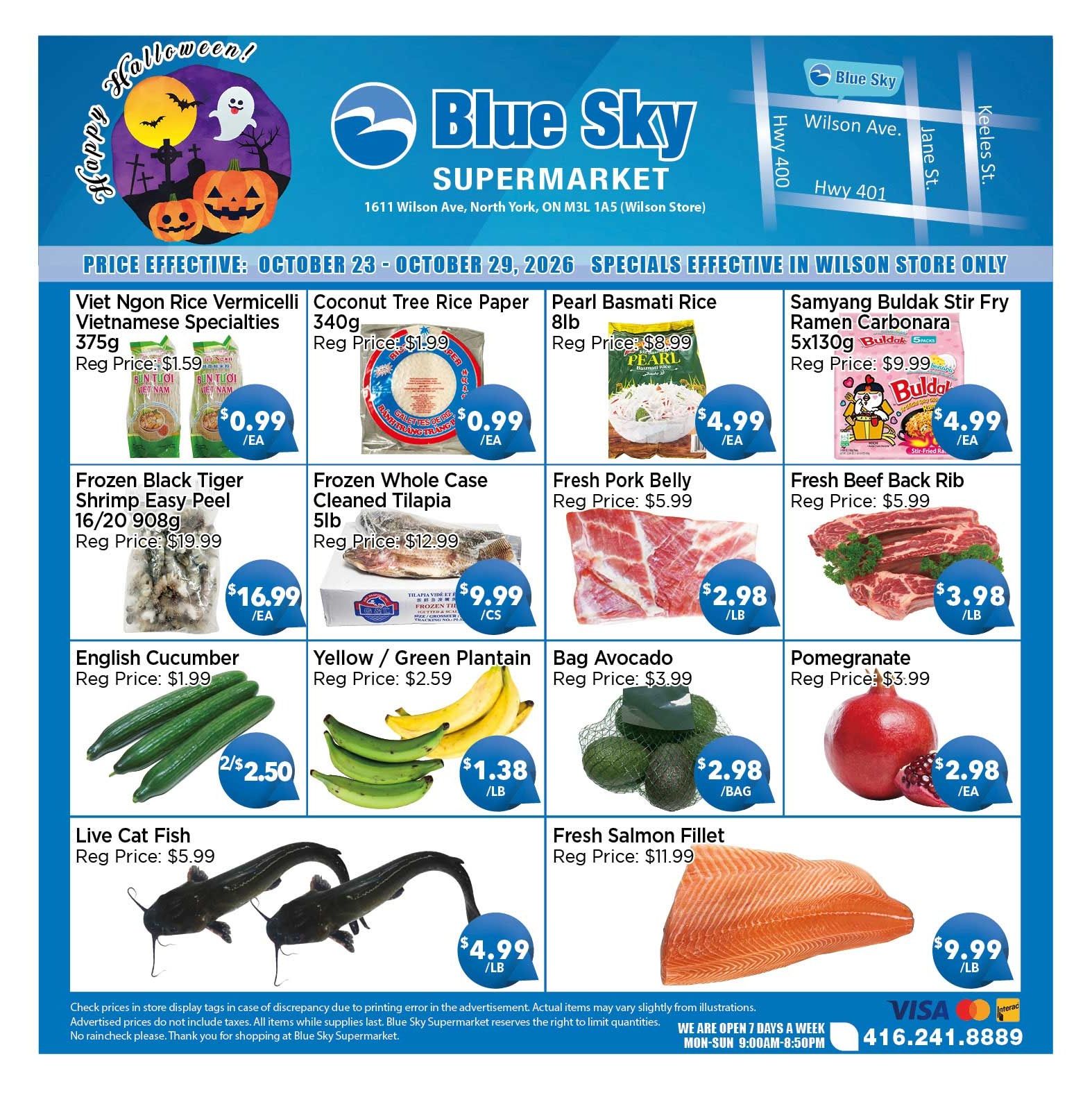 Blue Sky Supermarket (North York) Flyer October 23 to 29