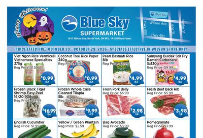 Blue Sky Supermarket (North York) Flyer October 23 to 29
