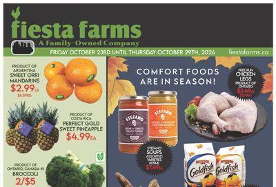 Fiesta Farms Flyer October 23 to 29