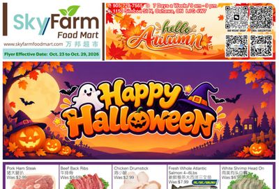 SkyFarm Food Mart Flyer October 23 to 29