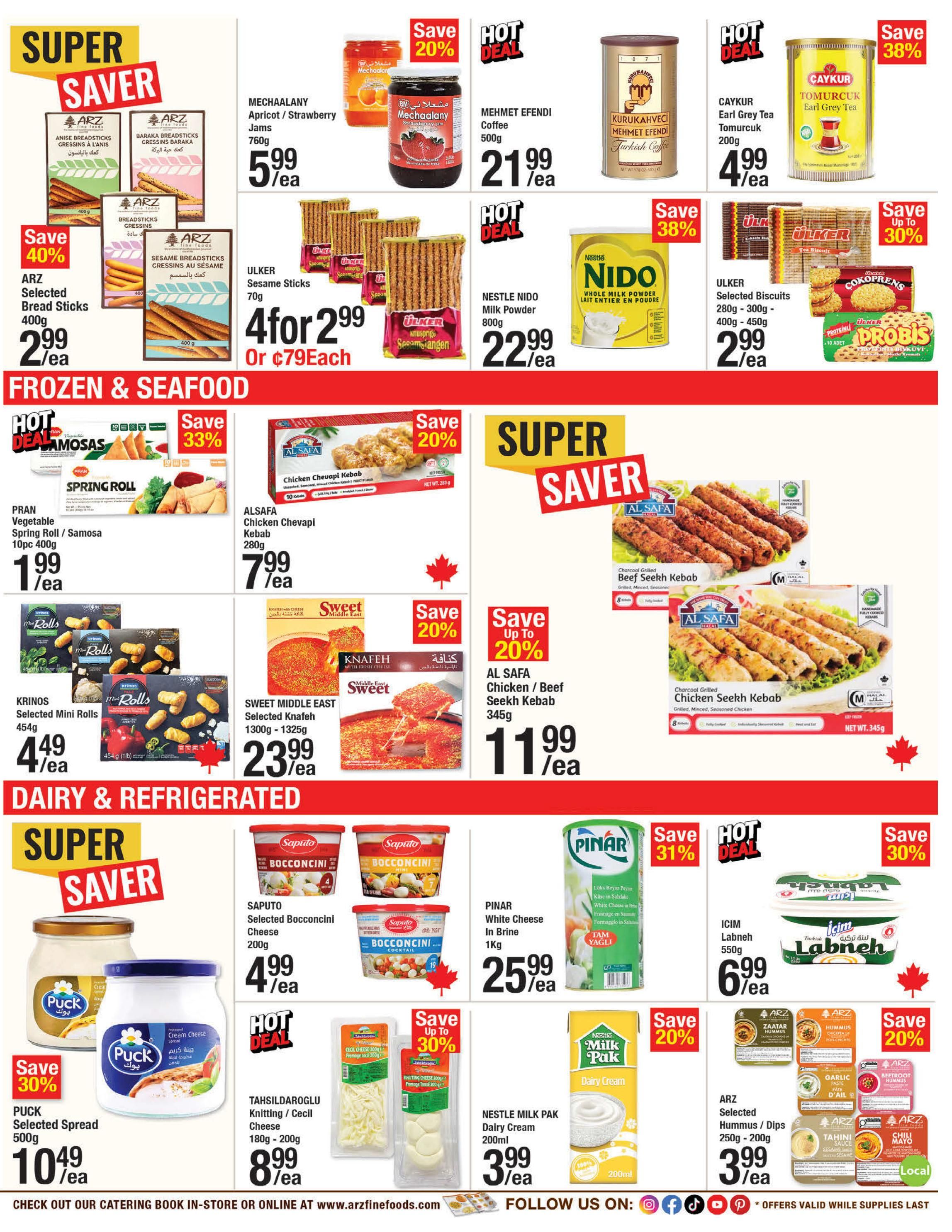 Arz Fine Foods Flyer October 23 to 29