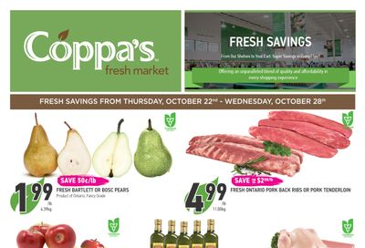 Coppa's Fresh Market Flyer October 22 to 28