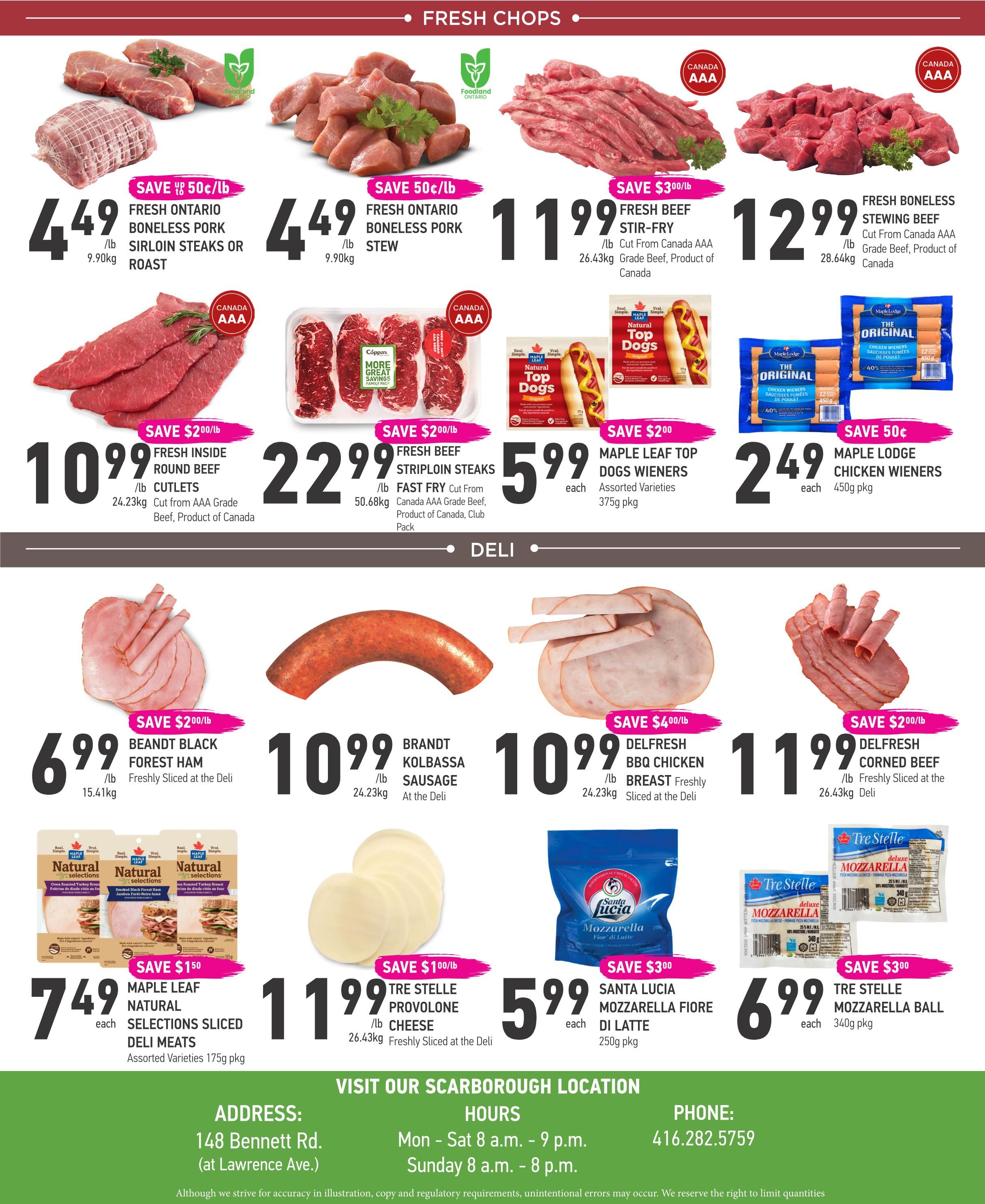 Coppa's Fresh Market Flyer October 22 to 28