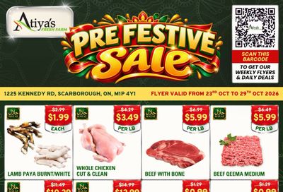 Atiya's Fresh Farm Flyer October 23 to 29