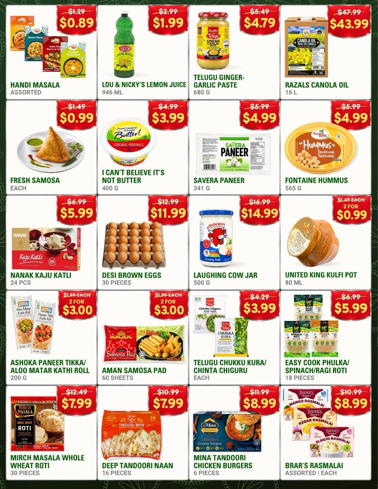 Atiya's Fresh Farm Flyer October 23 to 29