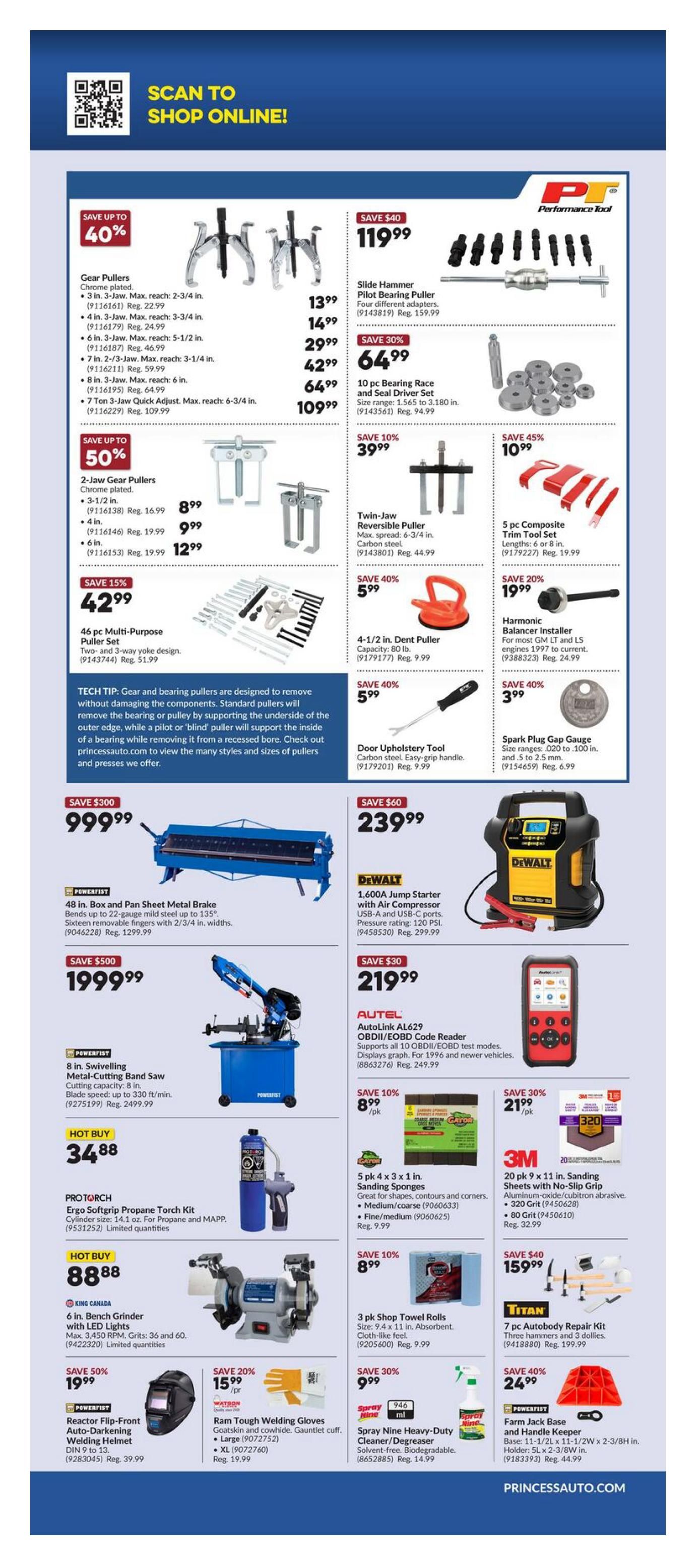 Princess Auto Flyer October 26 to November 9