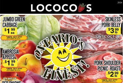 Lococo's Flyer October 26 to 29