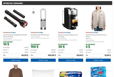 Costco (QC) Warehouse Offers October 26 to November 8