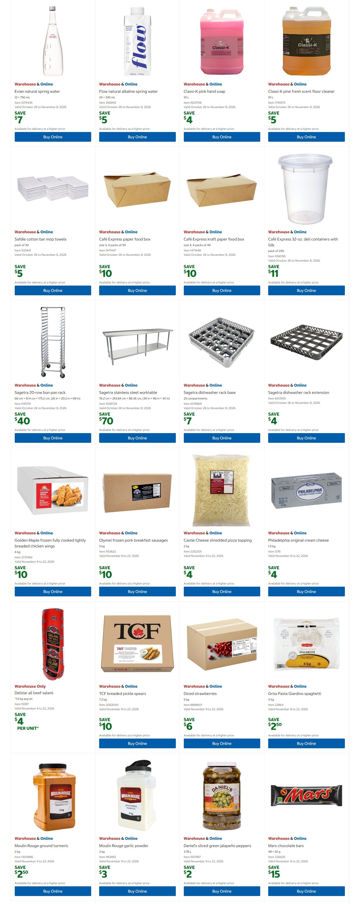 Costco Business Centre Instant Savings Flyer October 26 to November 8