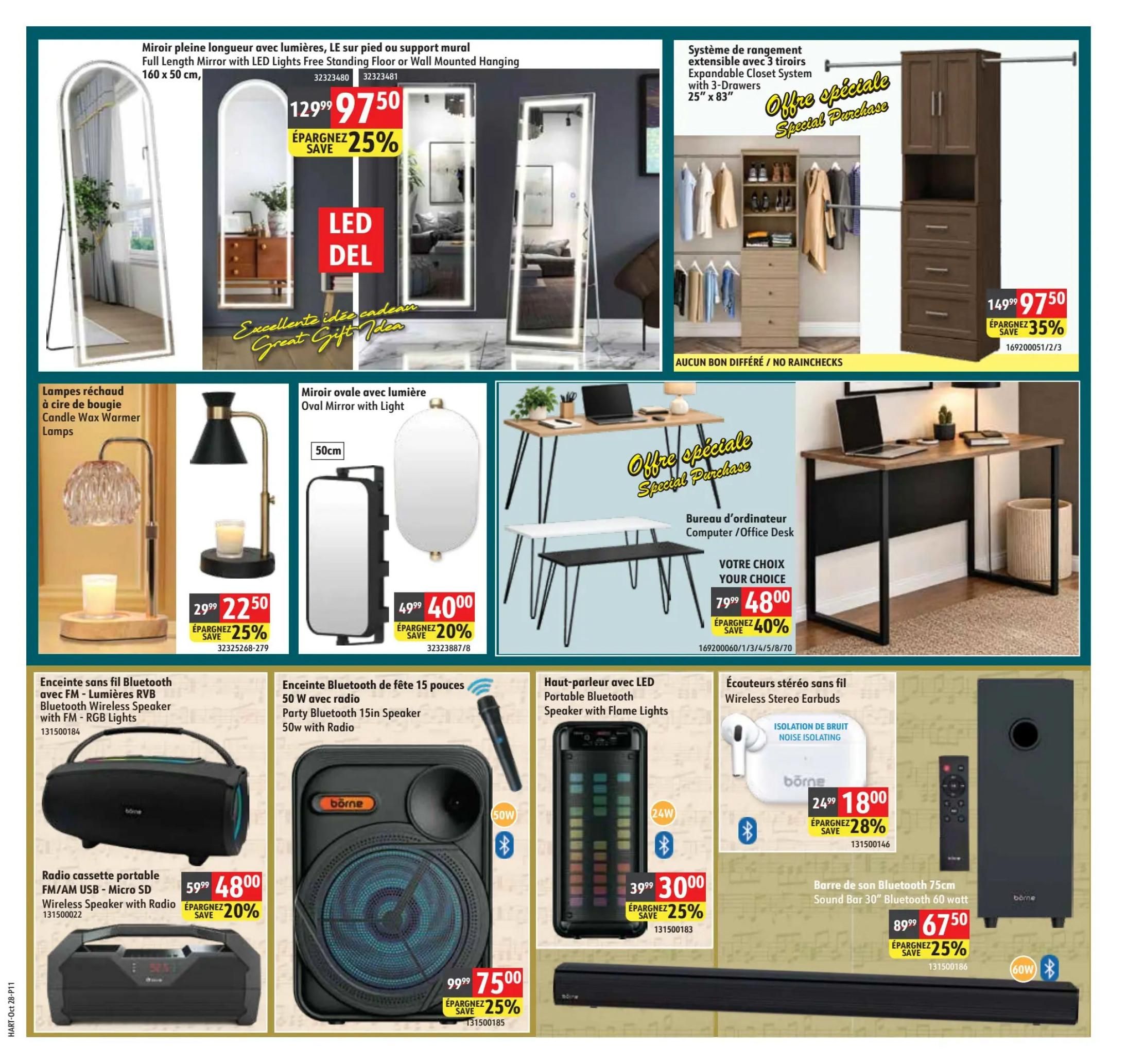 Hart Stores Flyer October 28 to November 10