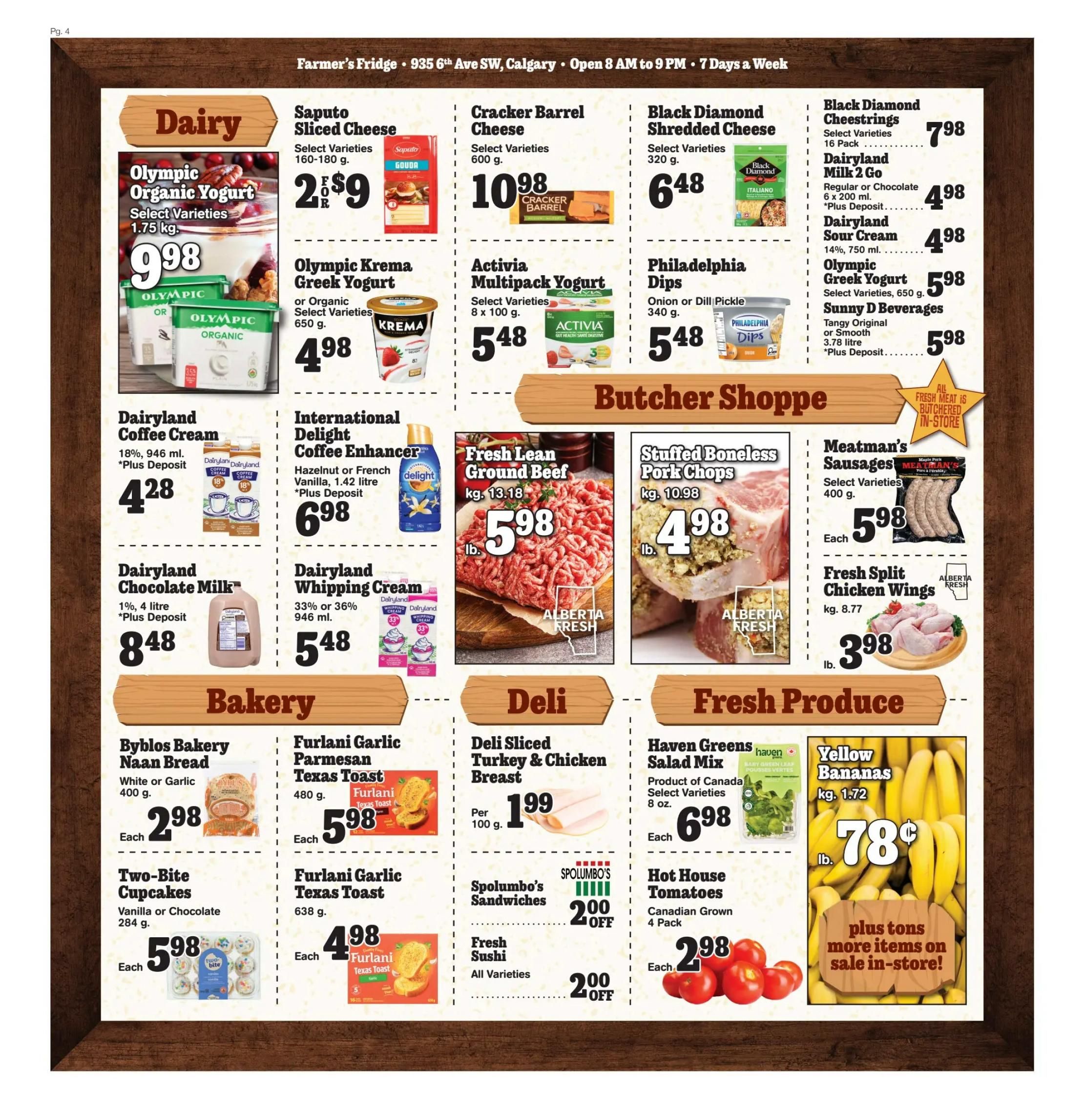 Farmer’s Fridge Flyer October 20 to 26