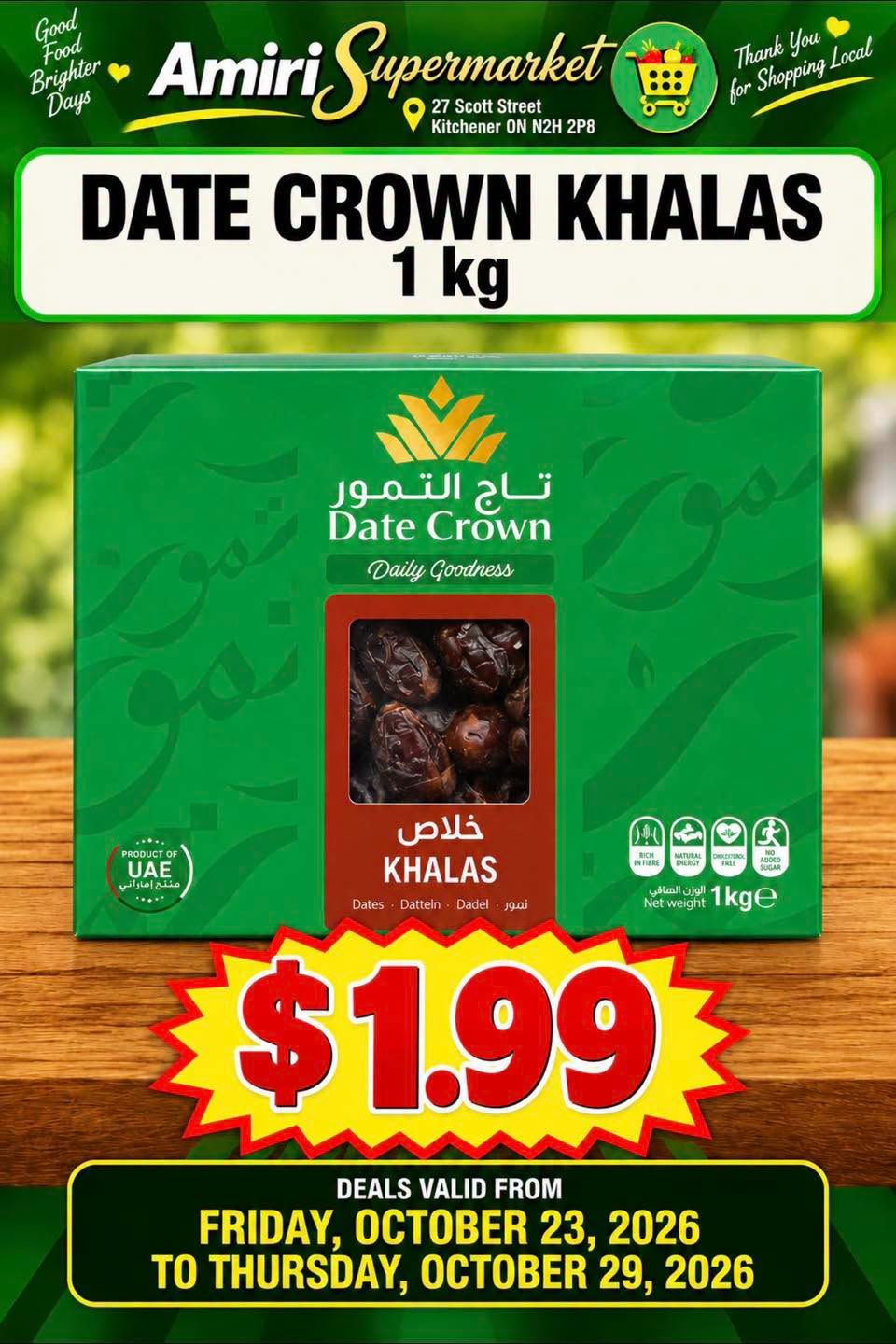 Amiri Supermarket Flyer October 23 to 29