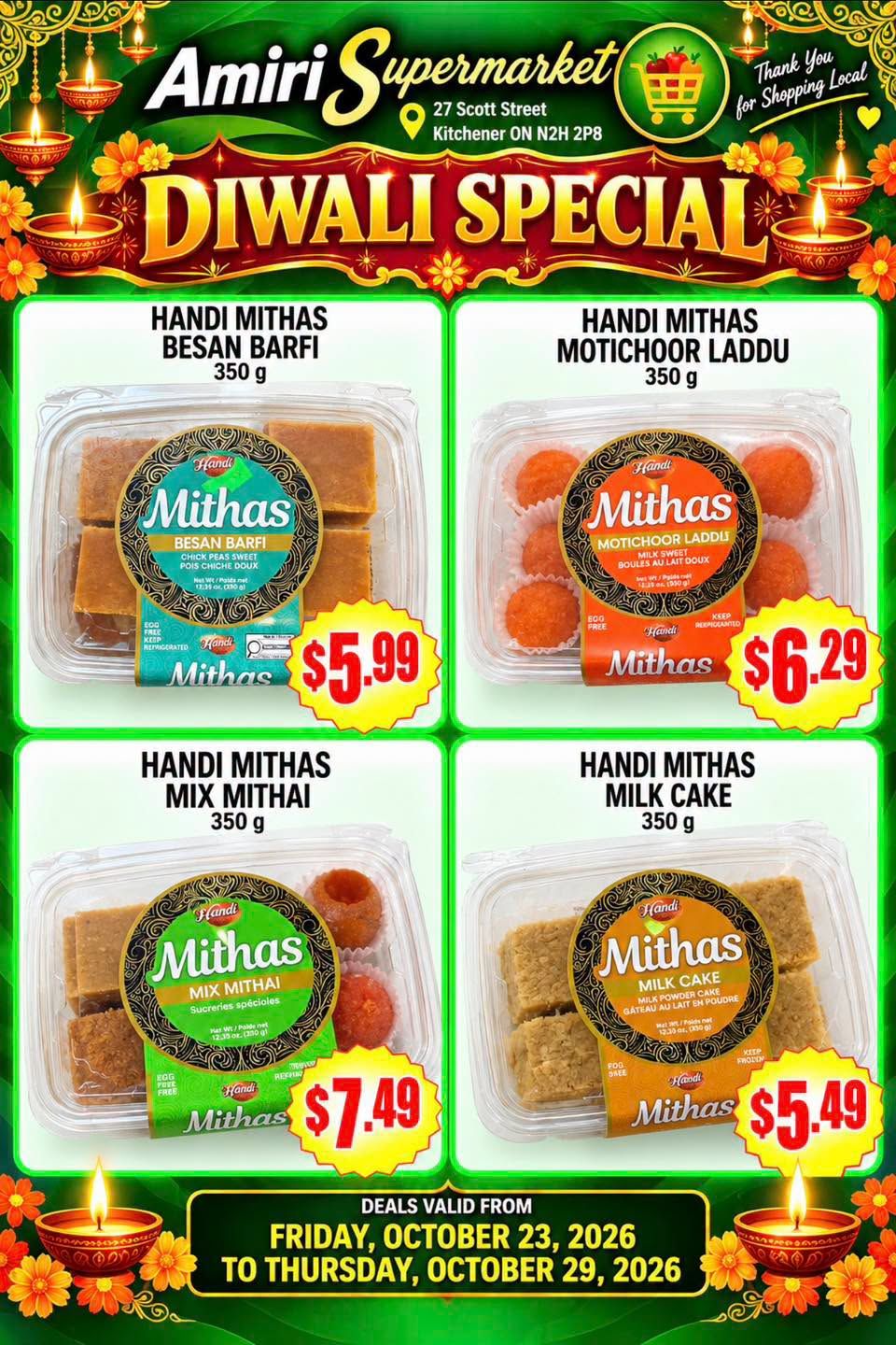 Amiri Supermarket Flyer October 23 to 29