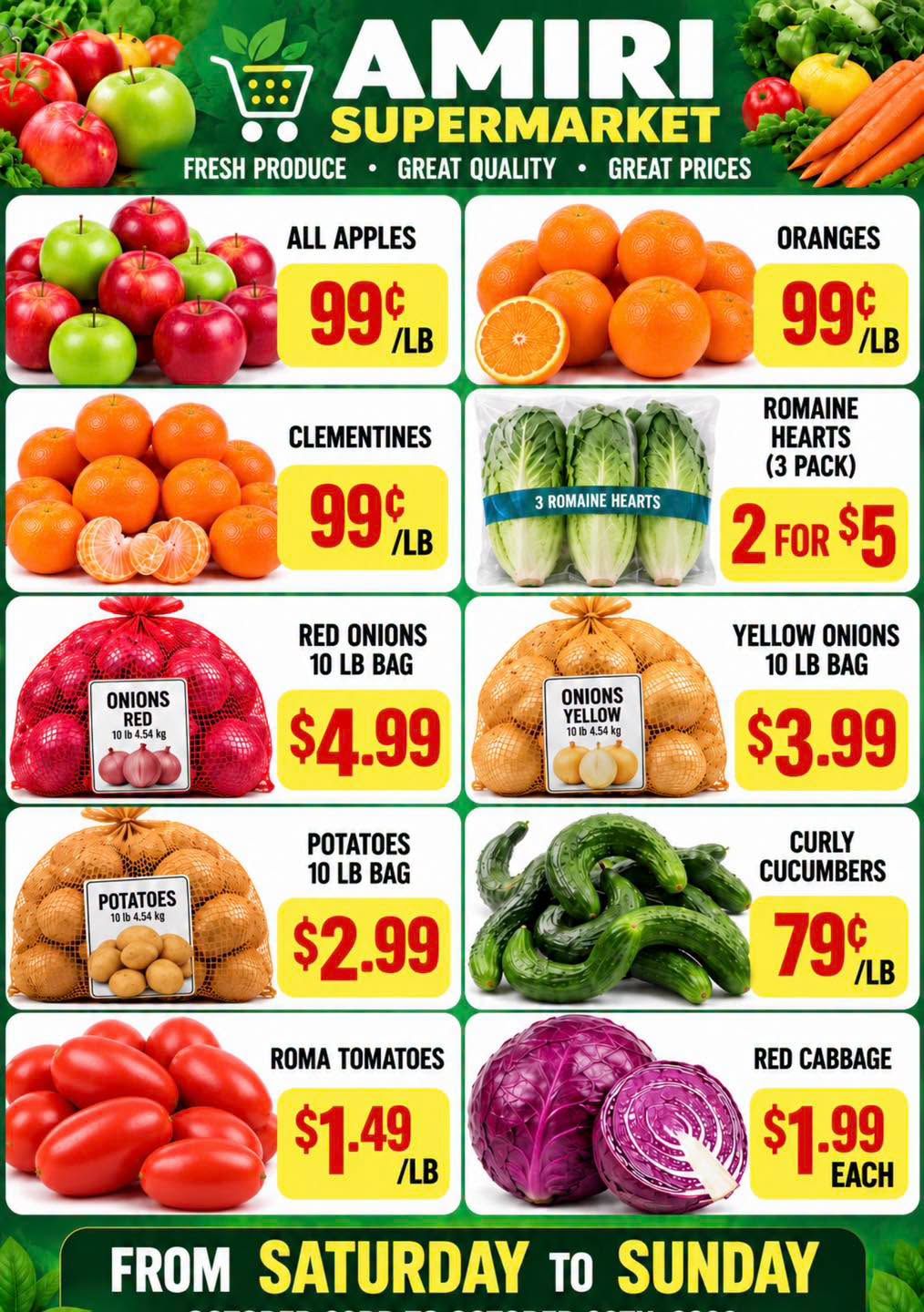 Amiri Supermarket Flyer October 23 to 29
